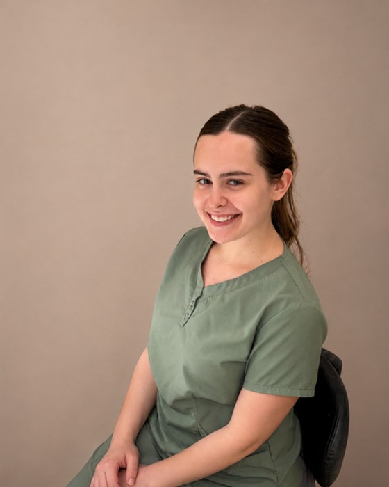 Avery, nail technician at Nail Haus