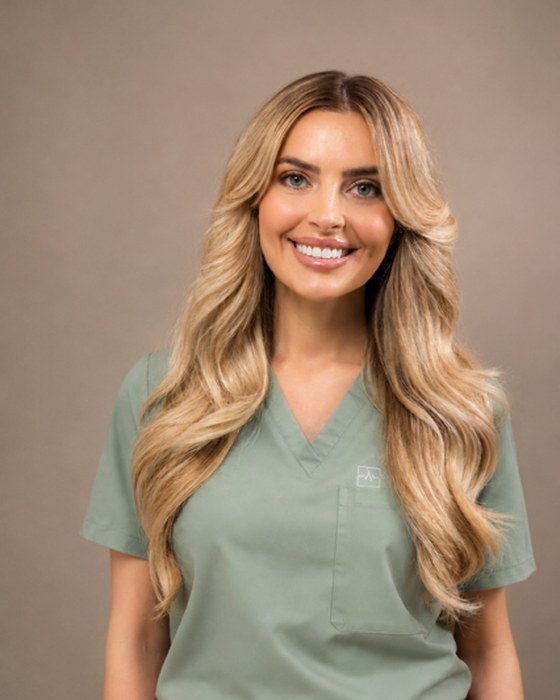 Dallas, nail technician at Nail Haus