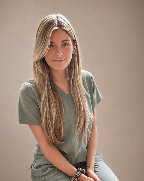 Jaime, nail technician at Nail Haus