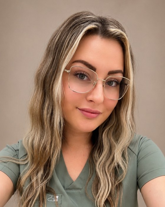 Kelsy, nail technician at Nail Haus